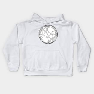 gmtrx lawal snub dodecahedron Kids Hoodie